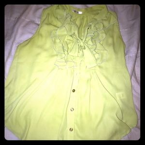 Melon yellow dress shirt